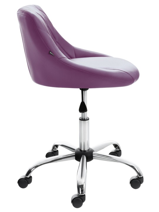Tabouret de travail Lazio simili cuir, lilas Tabouret de travail Lazio simili cuir, lilas