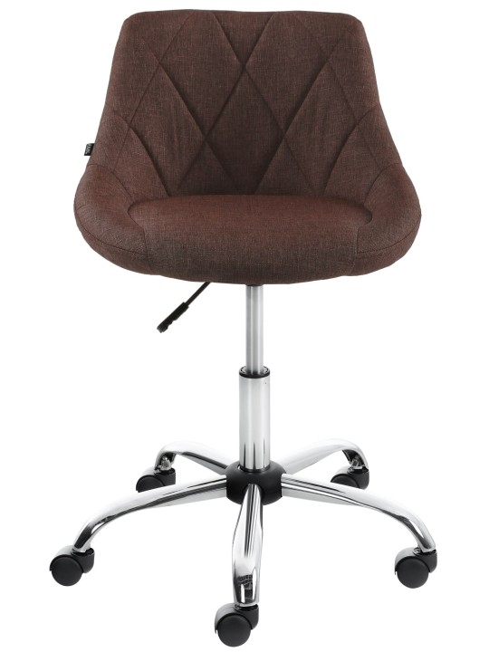 Tabouret de travail Lazio tissu, brun Tabouret de travail Lazio tissu, brun