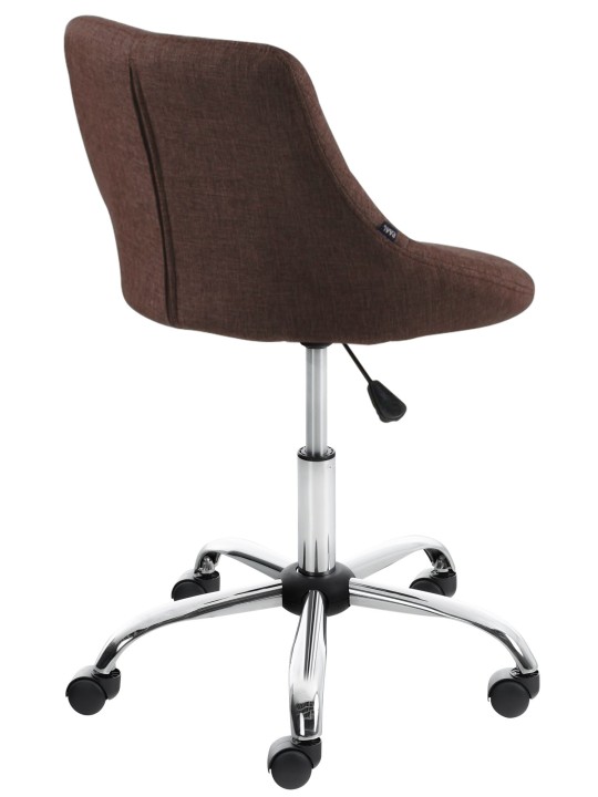 Tabouret de travail Lazio tissu, brun Tabouret de travail Lazio tissu, brun