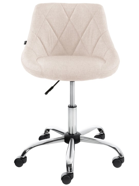 Tabouret de travail Lazio tissu, crème Tabouret de travail Lazio tissu, crème