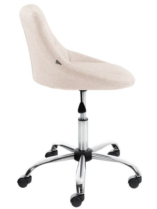 Tabouret de travail Lazio tissu, crème Tabouret de travail Lazio tissu, crème