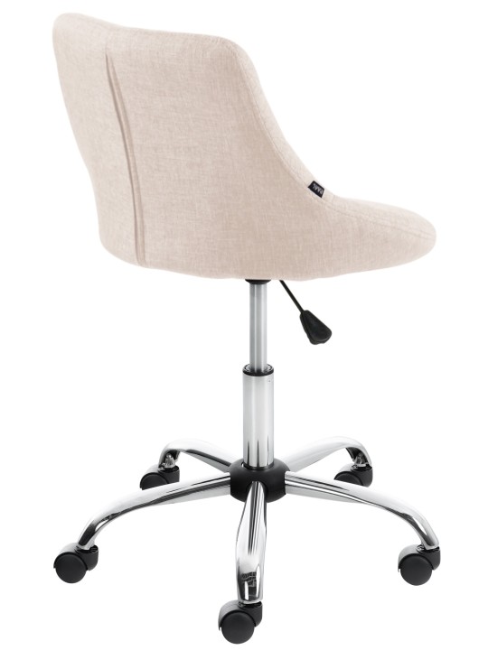 Tabouret de travail Lazio tissu, crème Tabouret de travail Lazio tissu, crème