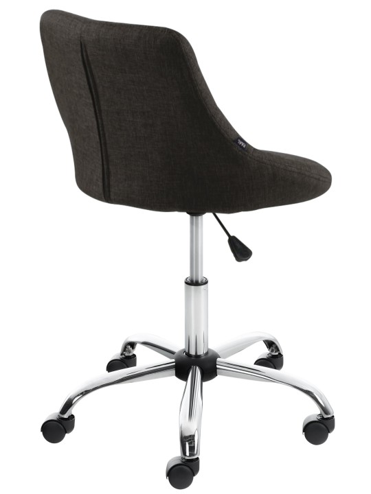 Tabouret de travail Lazio tissu, gris foncé Tabouret de travail Lazio tissu, gris foncé