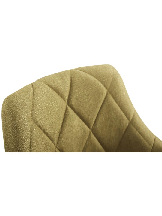 Tabouret de travail Lazio tissu, vert Tabouret de travail Lazio tissu, vert