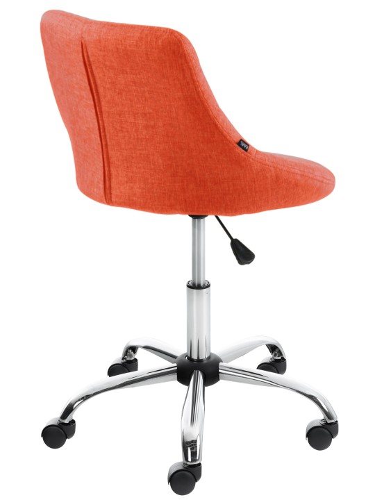 Tabouret de travail Lazio tissu, orange Tabouret de travail Lazio tissu, orange