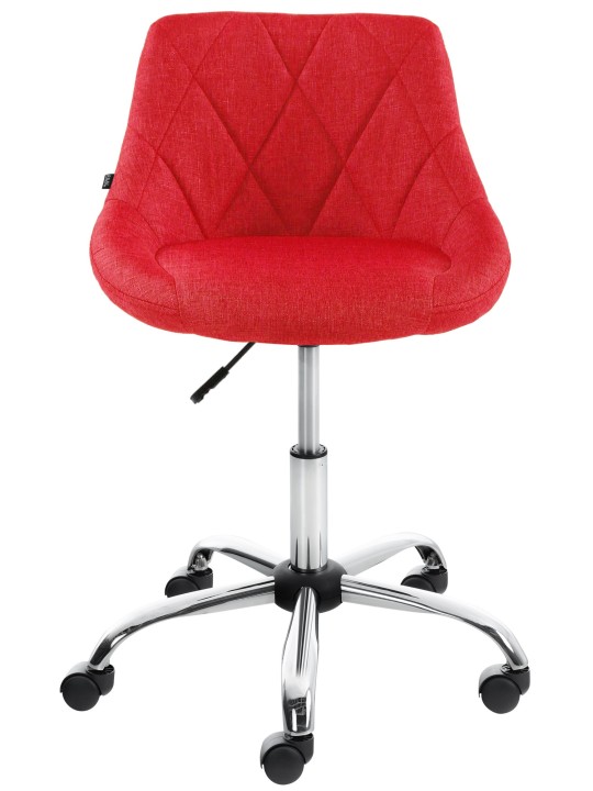 Tabouret de travail Lazio tissu, rouge Tabouret de travail Lazio tissu, rouge