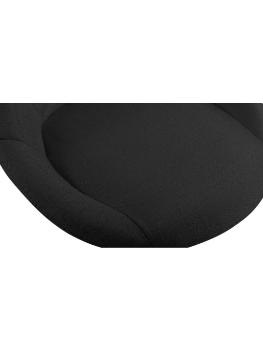 Tabouret de travail Lazio tissu, noir Tabouret de travail Lazio tissu, noir
