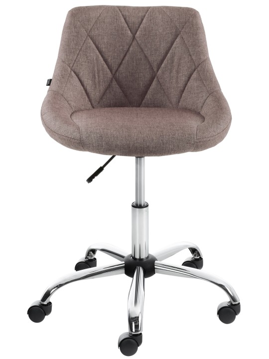 Tabouret de travail Lazio tissu, taupe