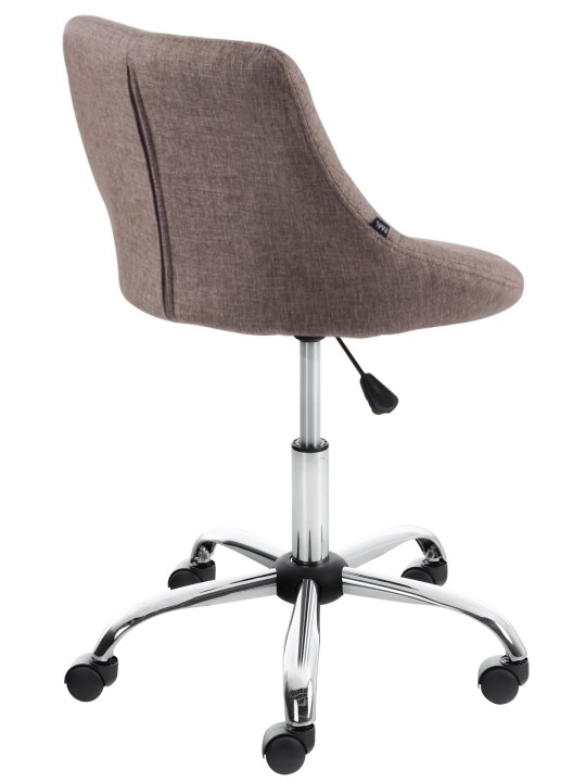 Tabouret de travail Lazio tissu, taupe