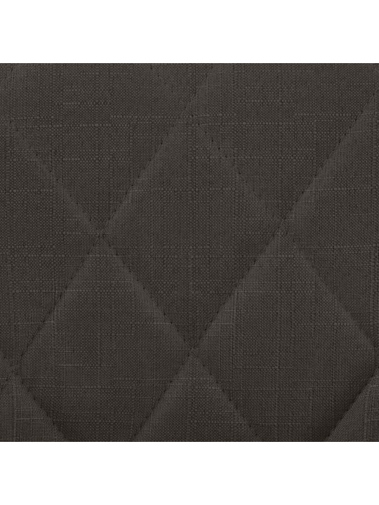 Tabouret de bar Lazio tissu chrome, gris foncé Tabouret de bar Lazio tissu chrome, gris foncé