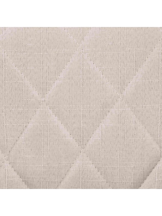 Tabouret de bar Lazio tissu, crème