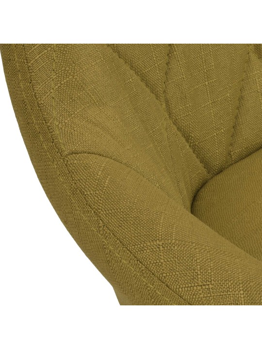 Tabouret de bar Lazio tissu, vert