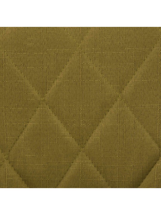 Tabouret de bar Lazio tissu, vert