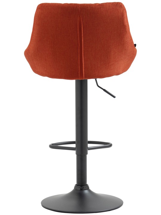 Tabouret de bar Lazio tissu, orange