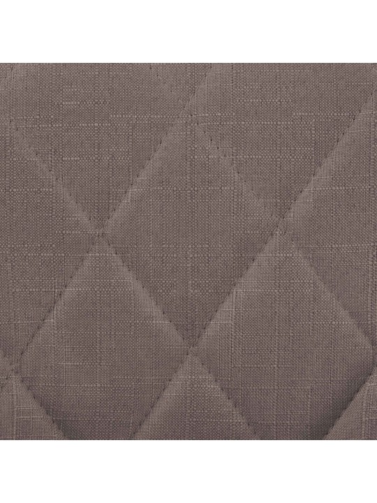 Tabouret de bar Lazio tissu, taupe