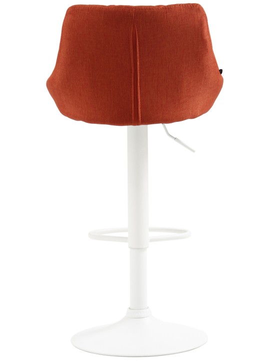 Tabouret de bar Lazio tissu, orange
