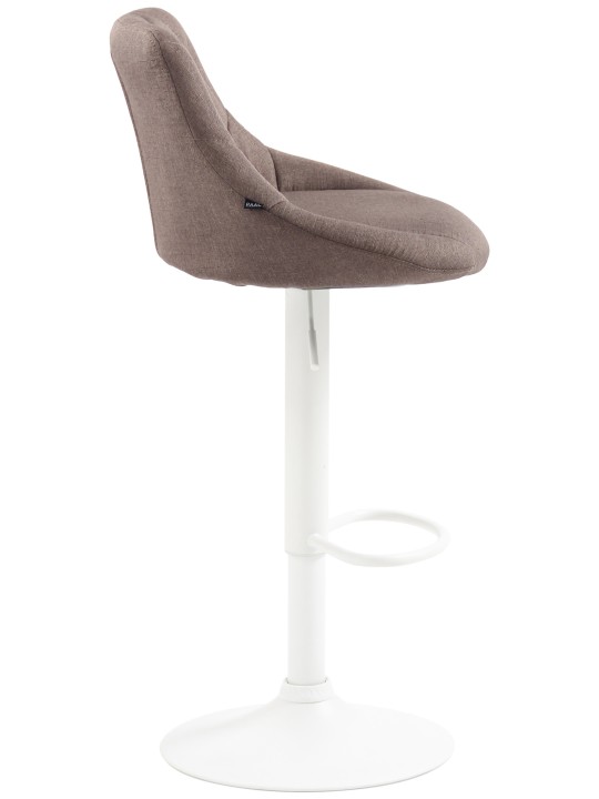 Tabouret de bar Lazio tissu, taupe Tabouret de bar Lazio tissu, taupe