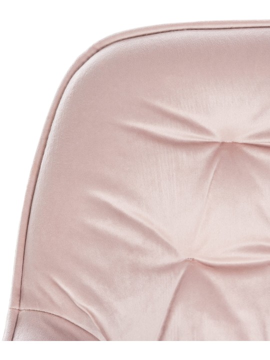 Tabouret de bar Gibson velours, rose