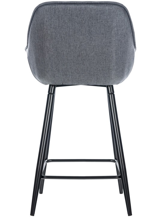 Tabouret de bar Gibson tissu, gris Tabouret de bar Gibson tissu, gris