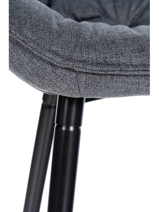 Tabouret de bar Gibson tissu, gris Tabouret de bar Gibson tissu, gris