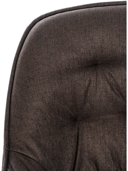 Tabouret de bar Gibson tissu, brun