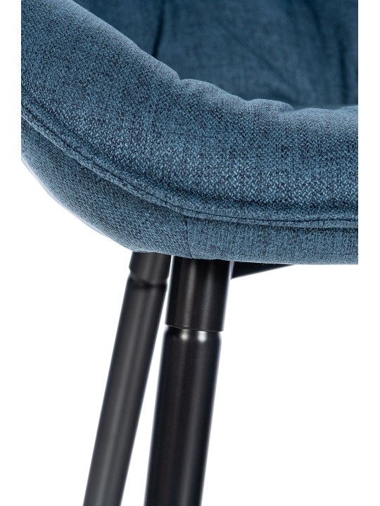 Tabouret de bar Gibson tissu, bleu Tabouret de bar Gibson tissu, bleu