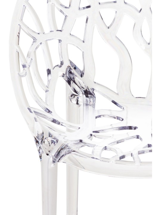 Chaise empilable CRYSTAL, transparent