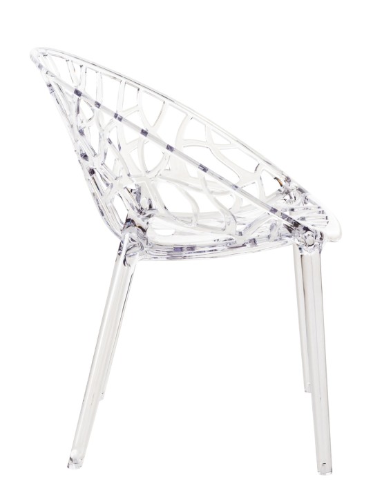 JEU de 2 chaises empilables CRYSTAL, transparent