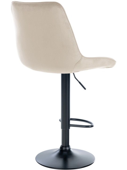 Tabouret de bar Toni velours, crème Tabouret de bar Toni velours, crème