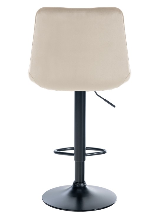 Tabouret de bar Toni velours, crème Tabouret de bar Toni velours, crème