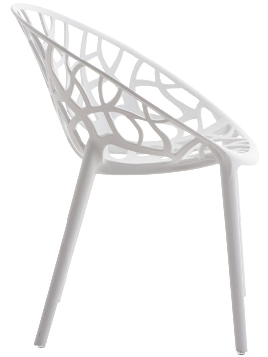 Ensemble de 4 chaises Hope, blanc