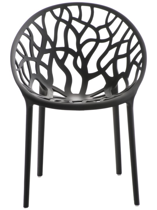 Ensemble de 4 chaises Hope, noir