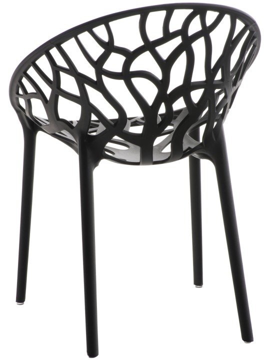 Ensemble de 4 chaises Hope, noir