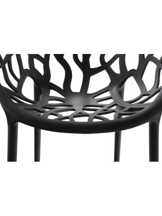 Ensemble de 4 chaises Hope, noir