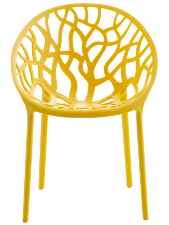 Ensemble de 4 chaises Hope, jaune