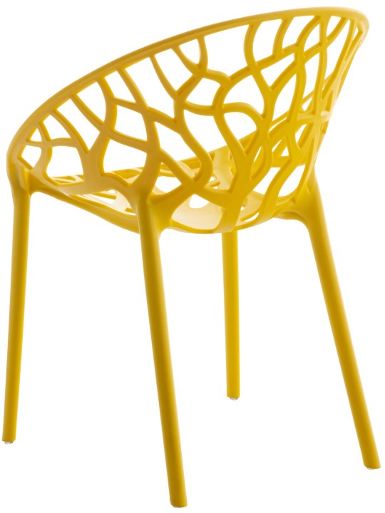 Ensemble de 4 chaises Hope, jaune