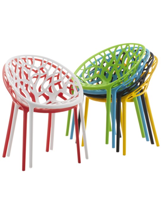 Ensemble de 4 chaises Hope, jaune