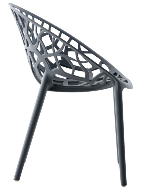 Ensemble de 4 chaises Hope, anthracite Ensemble de 4 chaises Hope, anthracite