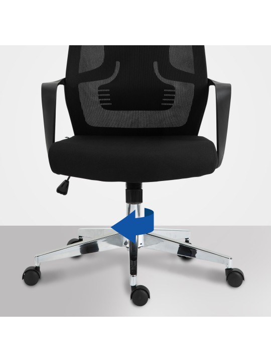 Chaise de bureau Kanab, noir