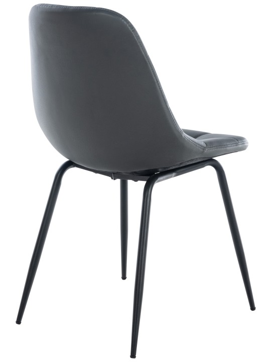 Chaise Tom simili cuir, gris Chaise Tom simili cuir, gris