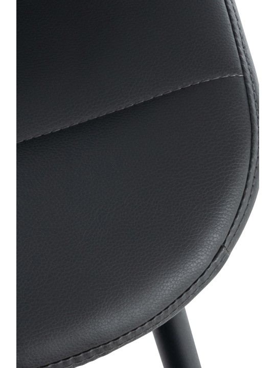 Chaise Tom simili cuir, gris Chaise Tom simili cuir, gris