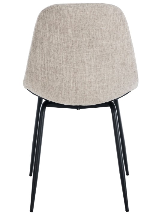 Chaise Tom en tissu, crème Chaise Tom en tissu, crème