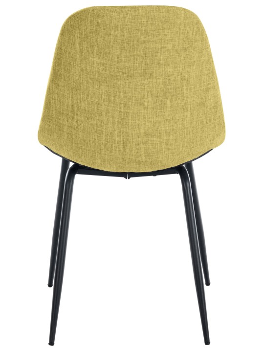 Chaise Tom en tissu, vert clair