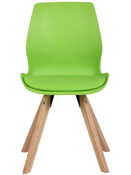Chaise Luna en plastique, vert