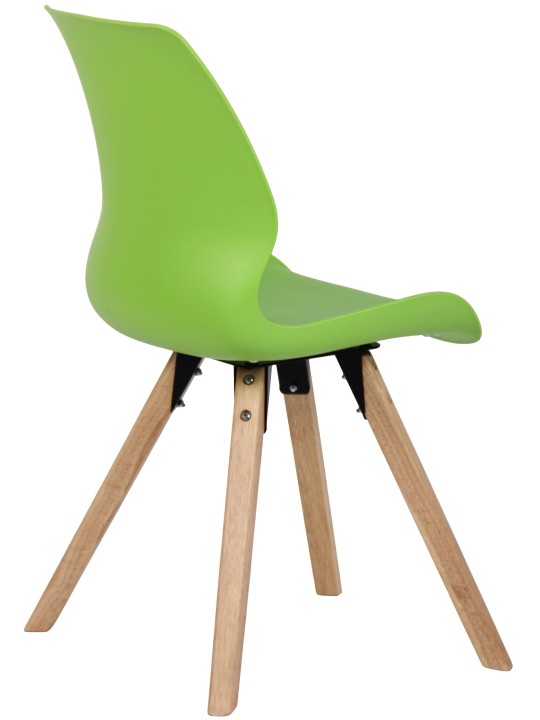 Chaise Luna en plastique, vert