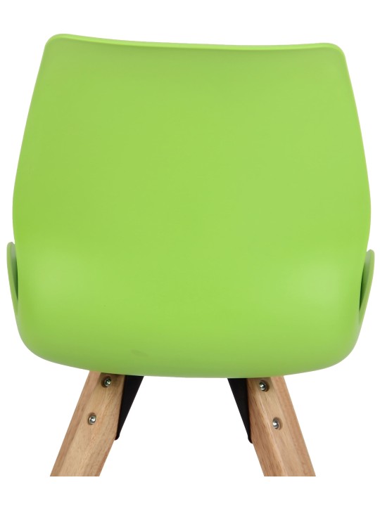 Chaise Luna en plastique, vert