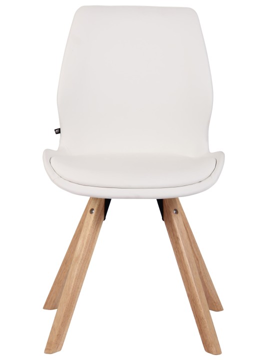 Chaise Luna simili cuir, blanc Chaise Luna simili cuir, blanc