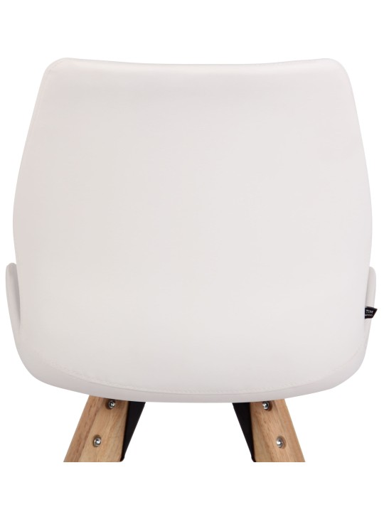 Chaise Luna simili cuir, blanc Chaise Luna simili cuir, blanc