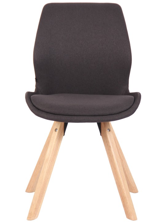 Chaise Luna en tissu, noir