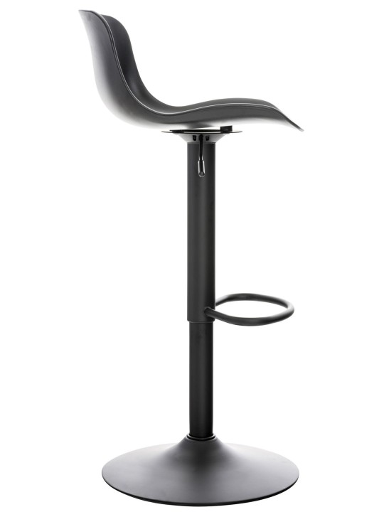 Ensemble de 4 tabourets de bar Almada, noir